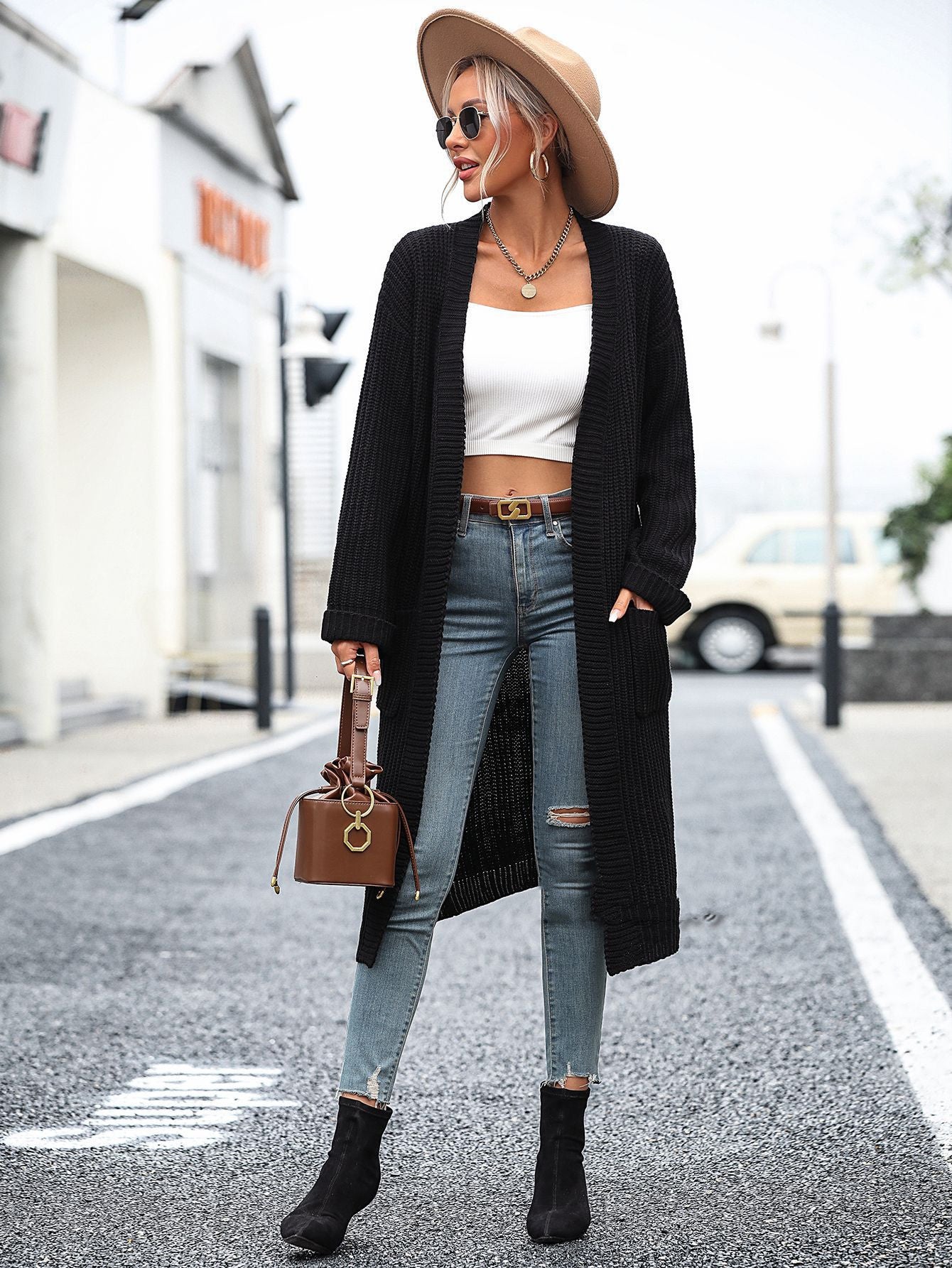 Knitwear wollen Coat